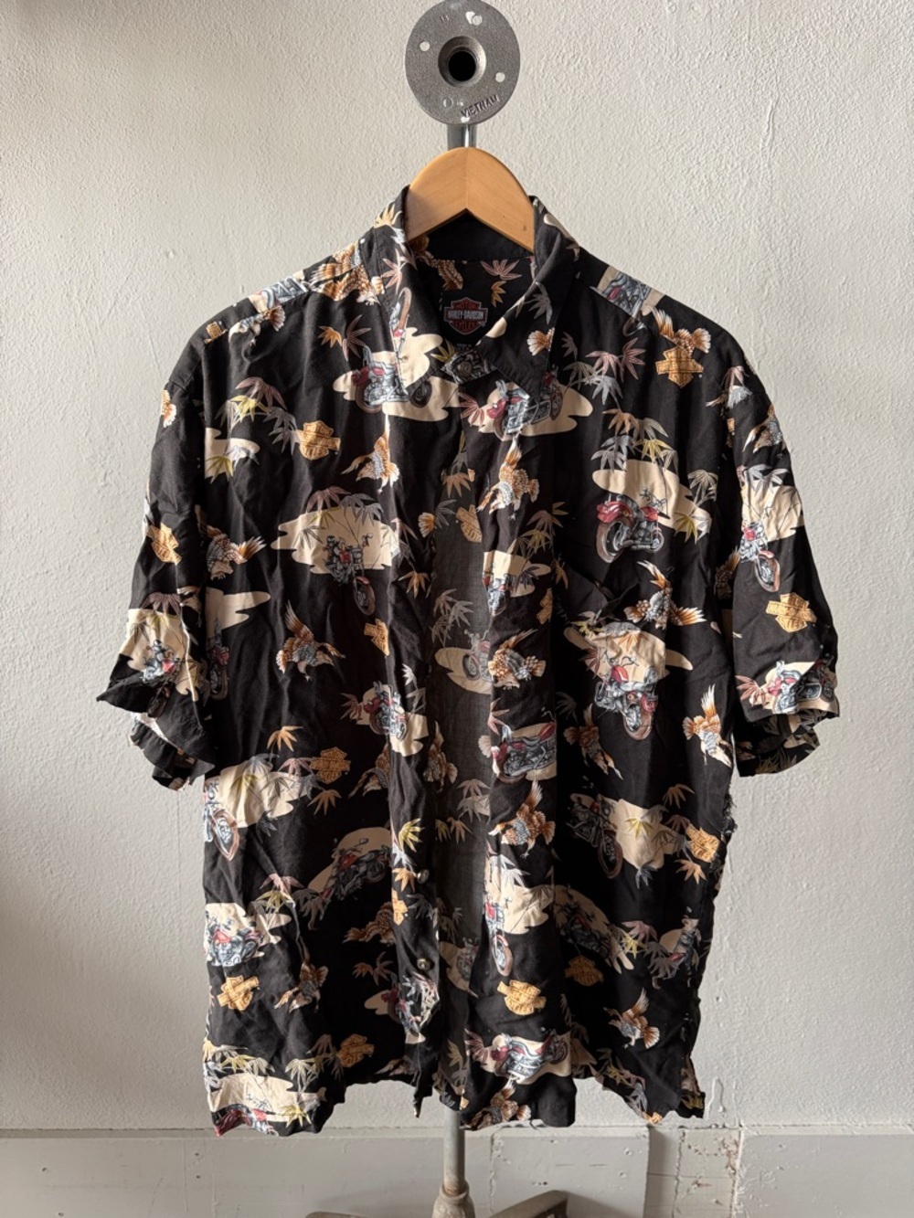 Vintage Harley-Davidson Button Up Shirt Size Large - Picture 1 of 4